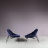 m25418 1950s Pair of lounge chairs by GAR, France