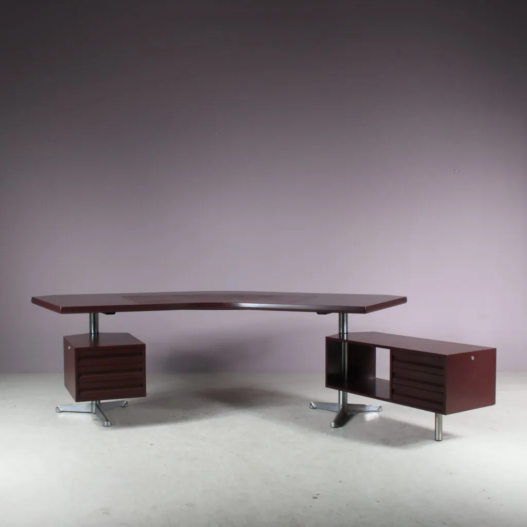 m21860 Osvaldo Borsani Desk for Tecno Milano, Italy 1950