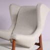 m27917 1950s (1956) Pair of early model "Fiorenza" chairs / Franco Albini / Arflex, Italy