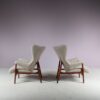 m27917 1950s (1956) Pair of early model "Fiorenza" chairs / Franco Albini / Arflex, Italy