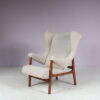 m27917 1950s (1956) Pair of early model "Fiorenza" chairs / Franco Albini / Arflex, Italy